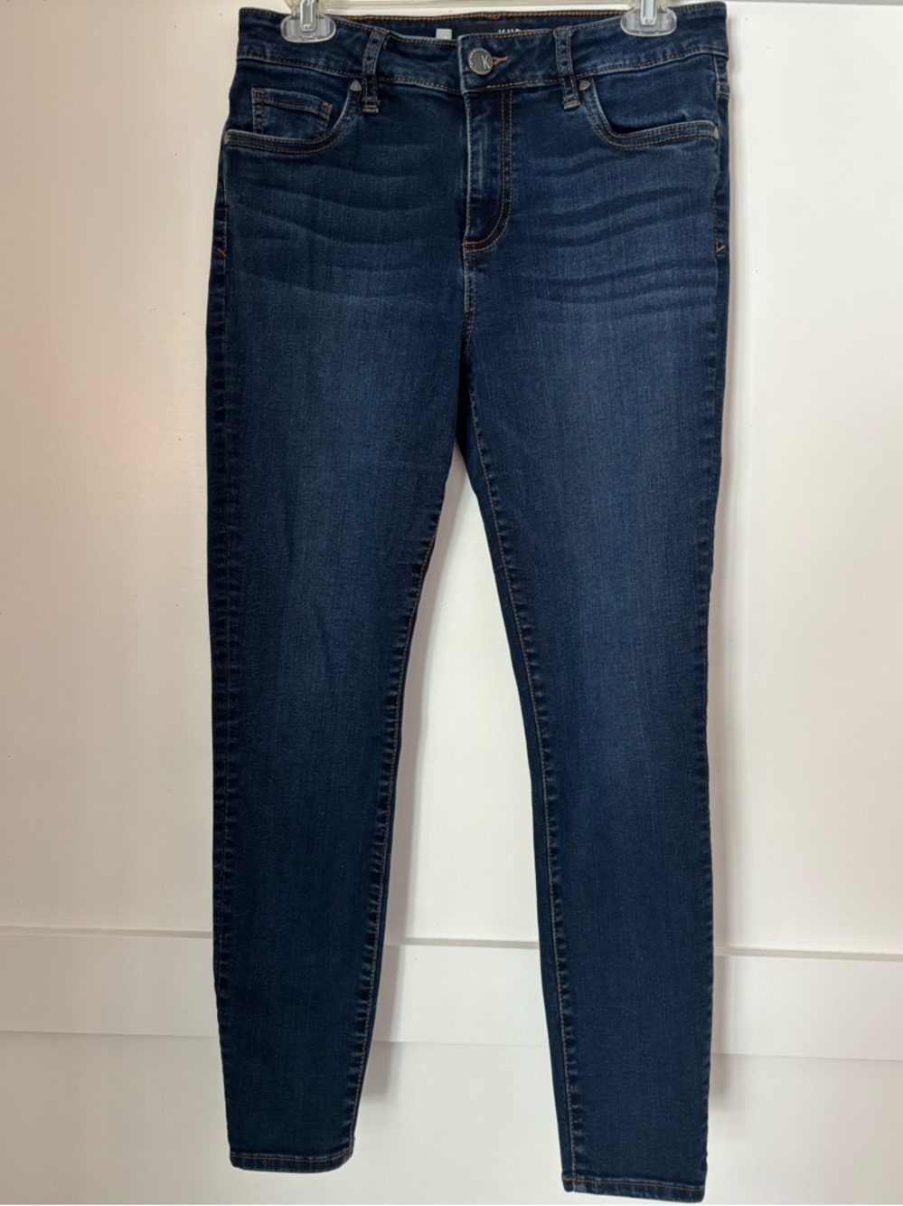 Kut from the Kloth Women's Donna Skinny Jeans in Dark Blue Denim